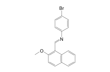 4-Bromo-N-[(E)-(2-methoxy-1-naphthyl)methylidene]aniline