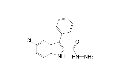 5-chloro-3-phenylindole-2-carboxylic acid, hydrazide