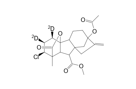 [1.beta.,2.beta.-(2)H(2)]3.beta.-chloroGA(20) methyl ester 13-acetate