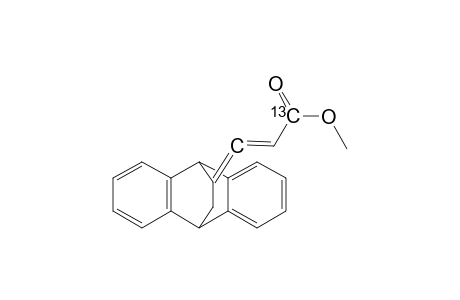Methyl 3-(9',10'-dihydro-9',10'-ethanoanthracene-11'-ylidene)-[1-13C]-prop-2-enoate