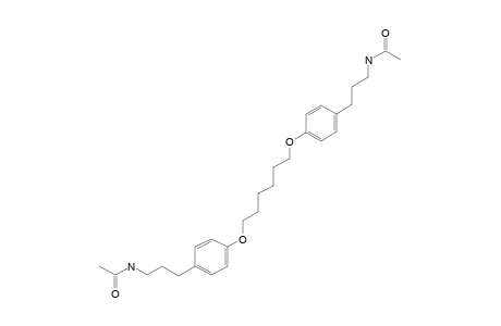 N,N'-(Hexamethylenebis(oxy-p-phenylenetrimethylene))diacetamide