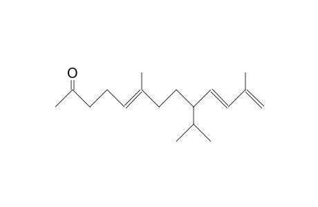 (E,E)-6,12-Dimethyl-9-isopropyl-trideca-5,10,12-tien-2-one