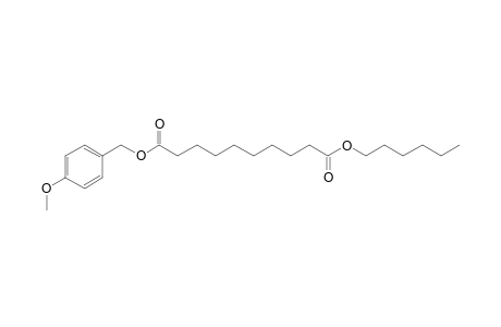 Sebacic acid, hexyl 4-methoxybenzyl ester