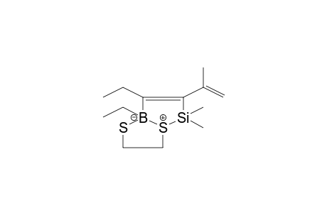 4,5-DIETHYL-3-ISOPROPENYL-2,2-DIMETHYL-1-THIONIA-6-THIA-2-SILA-5-BORATABICYCLO-[3.3.0]-OCT-3-ENE