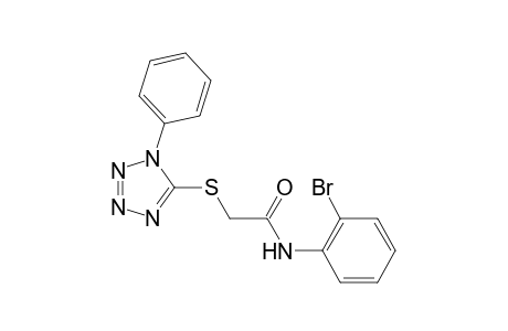 N-(2-bromophenyl)-2-[(1-phenyl-1H-tetraazol-5-yl)sulfanyl]acetamide