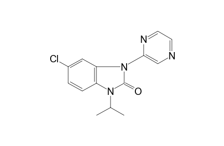 5-chloro-1-isopropyl-3-(2-pyrazinyl)-2-benzimidazolinone
