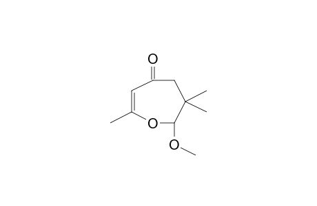 7-Methoxy-2,6,6-trimethyl-6,7-dihydro-5H-oxepin-4-one