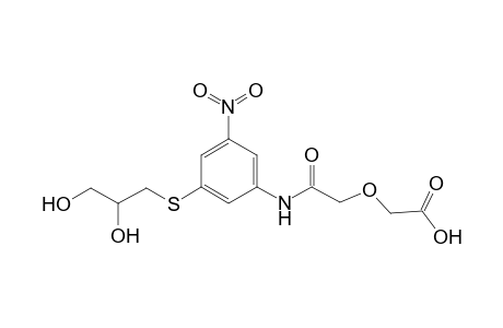 acetic acid, [2-[[3-[(2,3-dihydroxypropyl)thio]-5-nitrophenyl]amino]-2-oxoethoxy]-