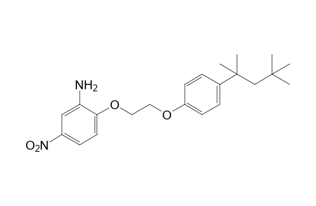 5-nitro-2-{2-[p-(1,1,3,3-tetramethylbutyl)phenoxy]ethoxy}aniline