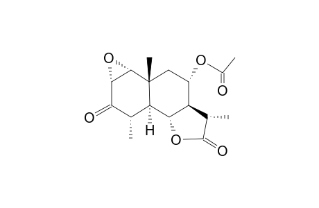 4-B-H,5-A-H,11-B-H-EUDESMAN-12,6-A-OLIDE,8-A-ACETOXY-1-A,2-A-EPOXY-3-OXO