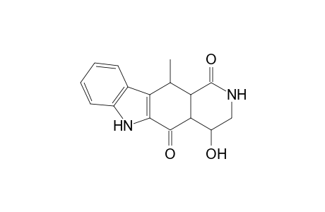 11-Methyl-4-oxidanyl-3,4,4a,6,11,11a-hexahydro-2H-pyrido[4,3-b]carbazole-1,5-dione