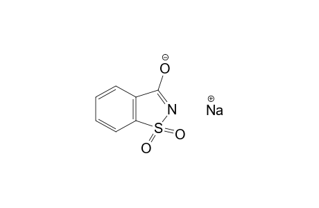 1,2-Benzisothiazol-3(2H)-one, 1,1-dioxide, sodium salt