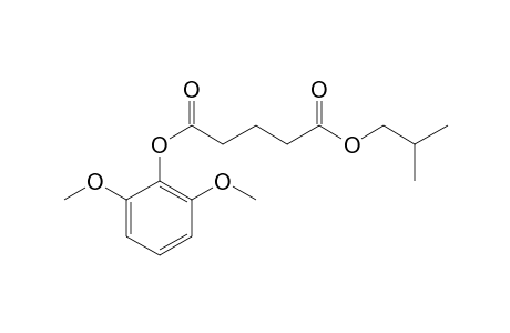 Glutaric acid, 2,6-dimethoxyphenyl isobutyl ester