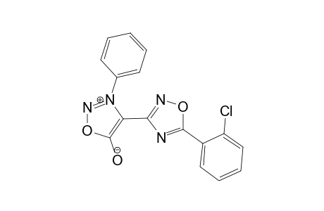 3-Phenyl-4-[5-(o-chlorophenyl)-.delta.(2)-1,2,4-oxadiazol-3-yl]sydnone
