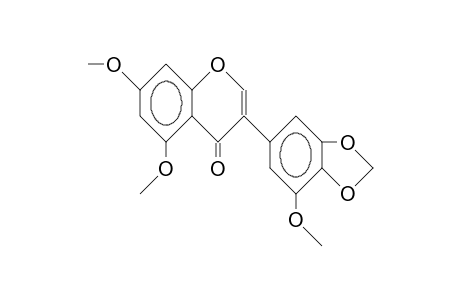 5,7,5'-TRIMETHOXY-3',4'-METHYLENDIOXY-ISOFLAVONE