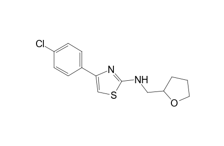 4-(p-chlorophenyl)-2-[(tetrahydrofurfuryl)amino]thiazole