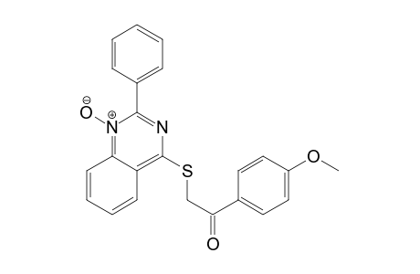 Ethanone, 1-(4-methoxyphenyl)-2-[(2-phenyl-4-quinazolinyl)thio]-, N-oxide