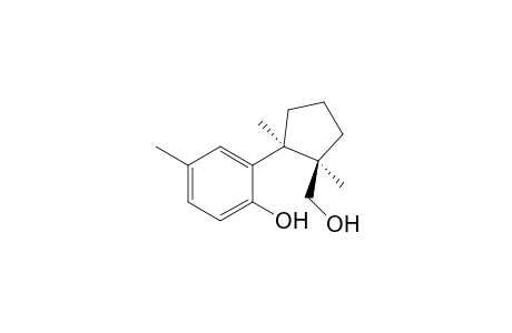 2-[(1S,2R)-1,2-dimethyl-2-methylol-cyclopentyl]-4-methyl-phenol
