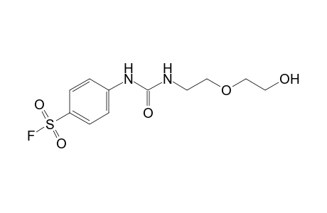 p-{3-[2-(2-hydroxyethoxy)ethyl]ureido}benzenesulfonyl fluoride