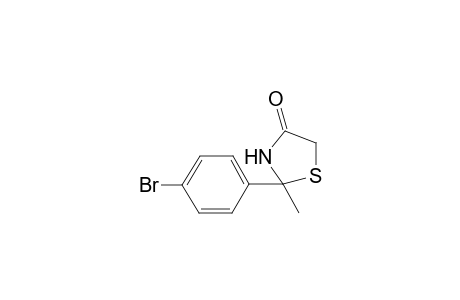 2-(p-bromophenyl)-2-methyl-4-thiazolidinone