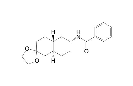 (2.beta.,4a.beta.,8a.alpha.)-N-[1',2',3',4',4a',7',8',8a'-Octahydro-2-[spiro-1,3-dioxolane-2,6'(5'H)-naphthalenyl]benzamide