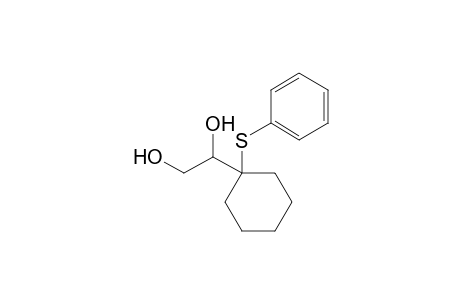 2-[1'-(Phenylsulfanyl)cyclohexyl]ethane-1,2-diol