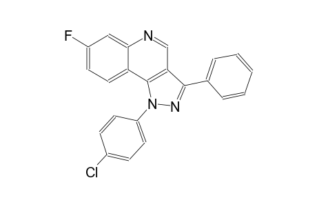 1-(4-chlorophenyl)-7-fluoro-3-phenyl-1H-pyrazolo[4,3-c]quinoline