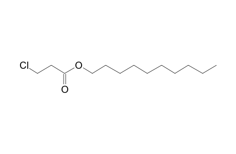 Propanoic acid, 3-chloro-, decyl ester