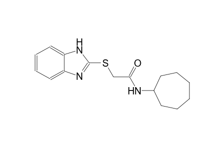 2-(1H-benzimidazol-2-ylsulfanyl)-N-cycloheptylacetamide