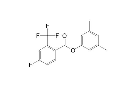 4-Fluoro-2-trifluoromethylbenzoic acid, 3,5-dimethylphenyl ester