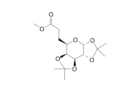 Methyl 1,2 : 3,4-di-o-isopropylidene-6-deoxy-.alpha.-D-galacto-octapyranuronate