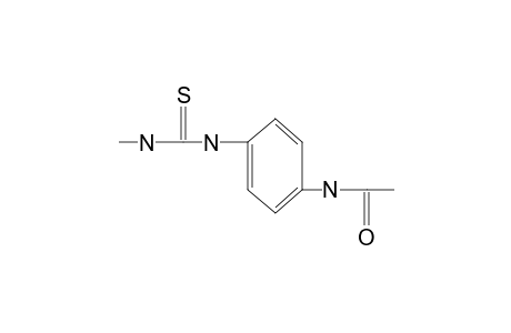 1-(p-acetamidophenyl)-3-methyl-2-thiourea