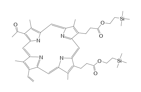 2(4)-ACETYL-4(2)-VINYL-DEUTEROPORPHYRIN-DI-[2-(TRIMETHYLSILYL)-ETHYL]-ESTER