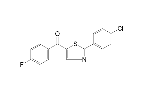 2-(p-CHLOROPHENYL)-5-THIAZOLYL p-FLUOROPHENYL KETONE