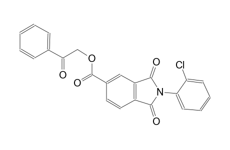 1H-isoindole-5-carboxylic acid, 2-(2-chlorophenyl)-2,3-dihydro-1,3-dioxo-, 2-oxo-2-phenylethyl ester