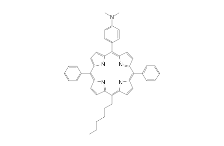 5-(4-Dimethylaminophenyl)-15-hexyl-10,20-diphenylporphyrin