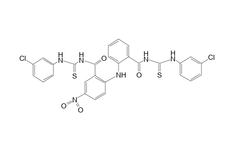 1-(m-CHLOROPHENYL)-3-{o-{2-{[3-(m-CHLOROPHENYL)-2-THIOUREIDO]CARBONYL}-4-NITROANILINO}BENZOYL}-2-THIOUREA