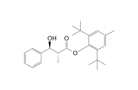 2,6-Di-tert-butyl-4-methylphenyl (2'R*,3'S*)-3'-hydroxy-2'-methyl-3'-phenylpropanoate