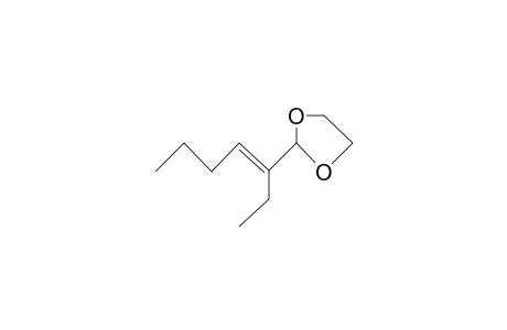 2-(1-Ethyl-trans-1-pentenyl)-1,3-dioxolane