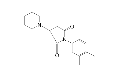2-piperidino-N-(3,4-xylyl)succinimide