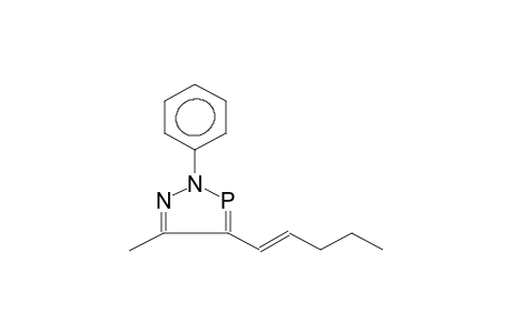 2-PHENYL-4-(PENT-1-ENYL)-5-METHYL-1,2,3-DIAZOPHOSPHOLE