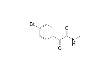 2-(4-bromophenyl)-2-keto-N-methyl-acetamide