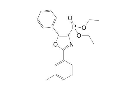 4-[O,O-Diethylphosphoryl]-5-phenyl-2-(3'-methylphenyl)oxazole