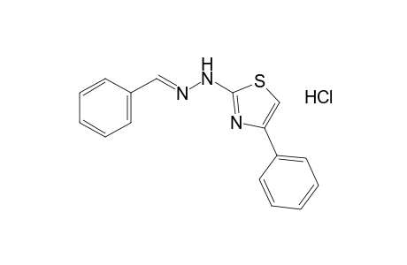 benzaldehyde, (4-phenyl-2-thiazolyl)hydrazone, monohydrochloride
