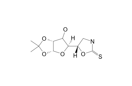 (5R)-5-[(4'R)-1',2'-O-ISOPROPYLIDENE-ALPHA-D-THREO-FURANOS-4'-YL]-OXAZOLIDINE-2-THIONE