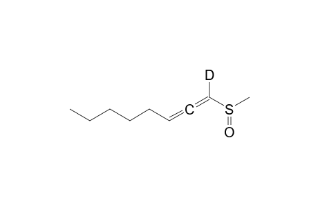 1-(Methylsulfinyl)-1-deuterioocta-1,2-diene