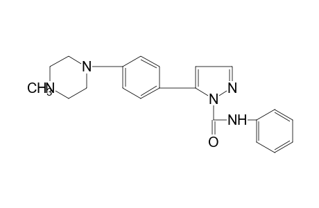 5-[p-(4-Methyl-1-piperazinyl)phenyl]pyrazole-1-carboxanilide