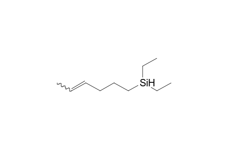 diethyl-[hex-4-enyl]silane