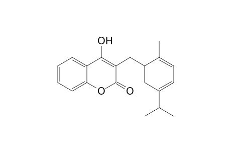 (1''RS)-4-HYDROXY-3-[(2-METHYL-5-(1-METHYLETHYL)-2,4-CYClOHEXADIENYL)-METHYL]-2H-[1]-BENZOPYRAN-2-ONE