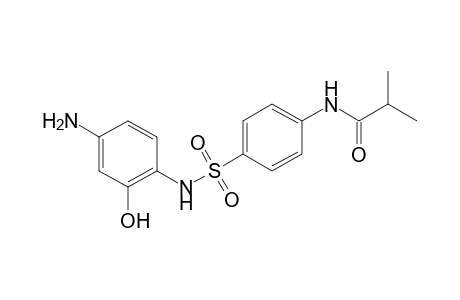 4'-[(4-amino-2-hydroxyphenyl)sulfamoyl]isobutyranilide